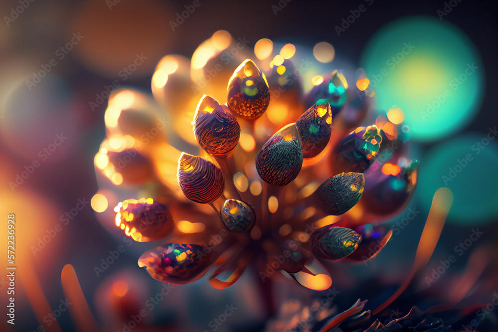 Poster beautiful abstract bright bokeh background