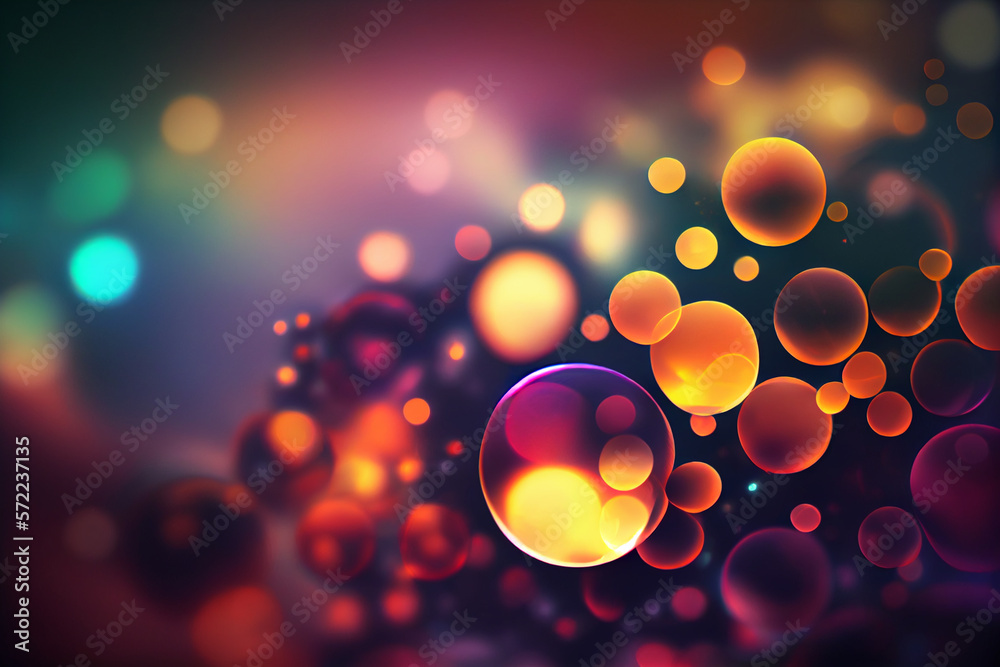 Poster beautiful abstract bright bokeh background