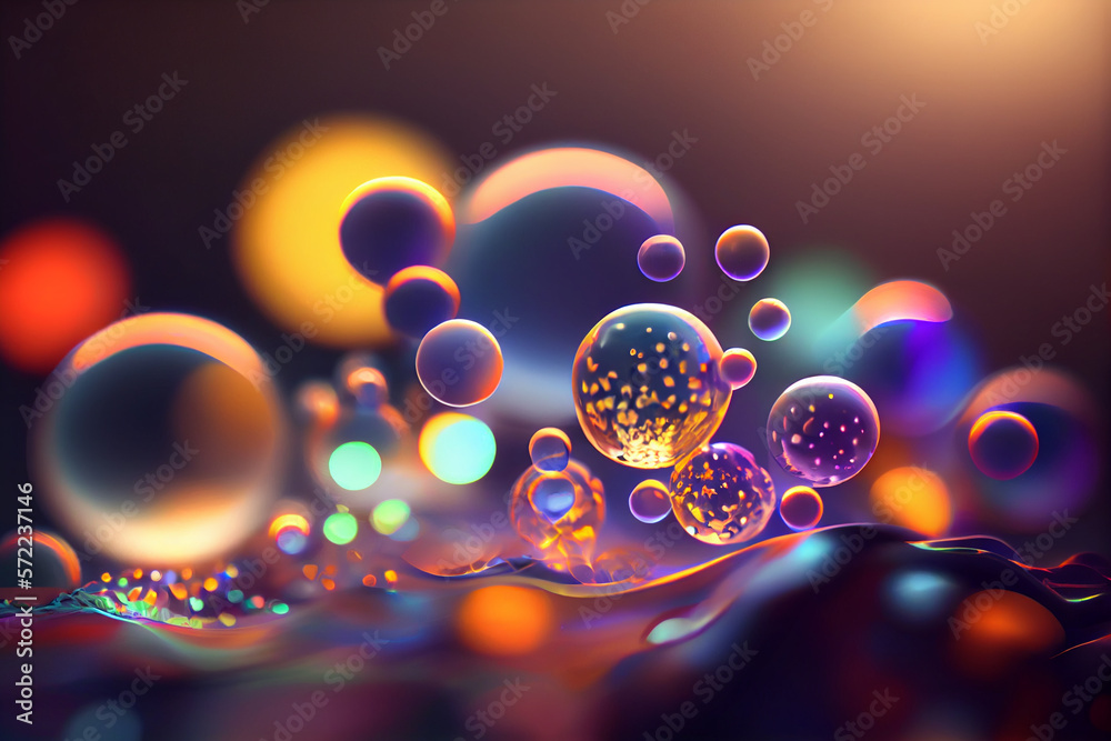 Poster beautiful abstract bright bokeh background