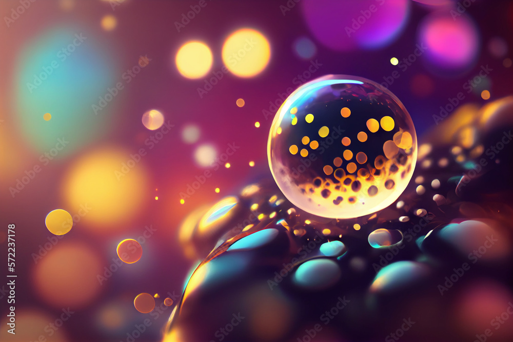 Poster beautiful abstract bright bokeh background