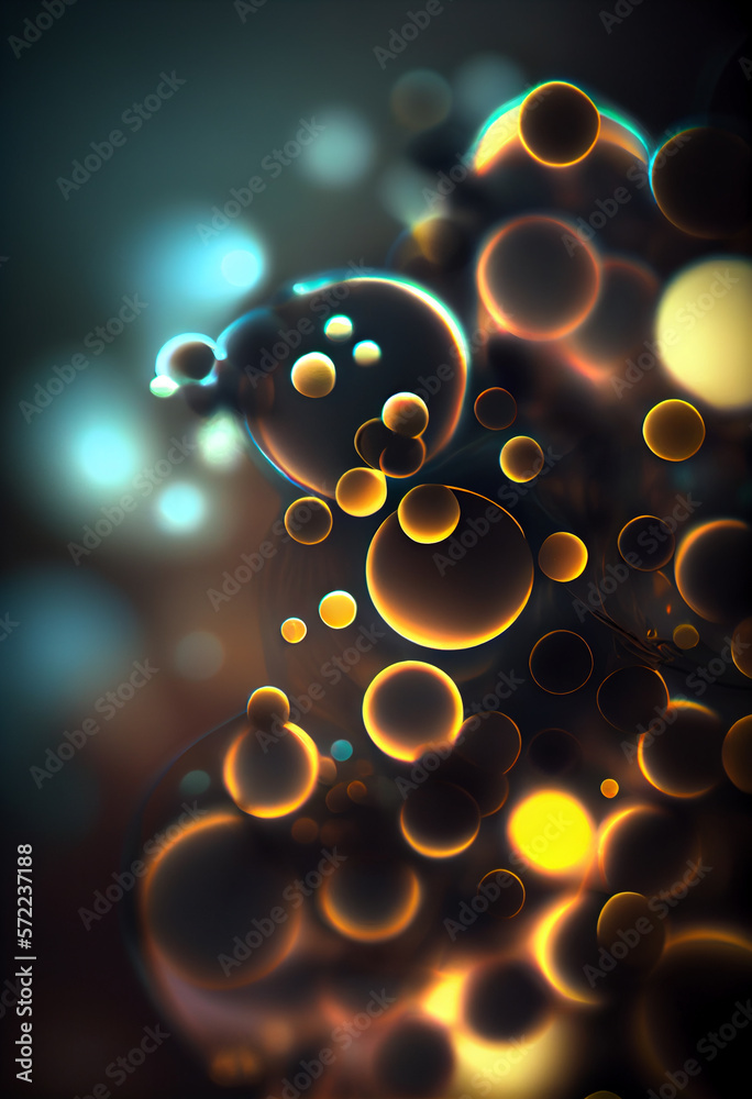Poster beautiful abstract bright bokeh background