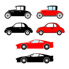Car vector icon on white background - 572239749