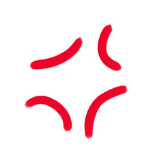 red_acrylic_hand drawing_pain