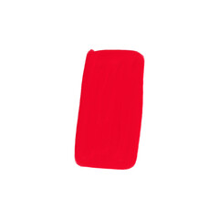 red_acrylic_hand drawing_recangle