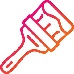 Paint brush Vector Icon Design Illustration