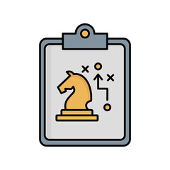 Plan sheet vector icon easily modify

