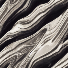 Abstract seamless striped wavy pattern, Generative AI