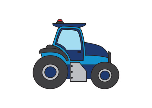 recommend clip art: Vector illustration color children construction tractor clipart