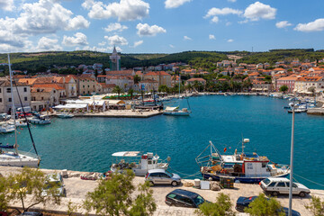 Fototapeta na wymiar Supetar town on Brac island, Croatia