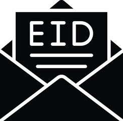 Eid card Vector Icon Design Illustration