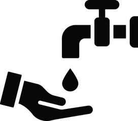 Wudhu Vector Icon Design Illustration