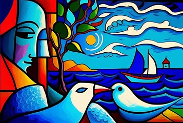 Obraz premium Summer love