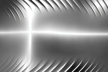 Metal silver aluminium background. Generative AI