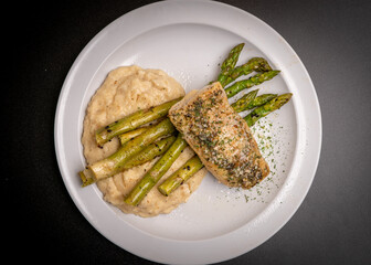 Roasted haddock