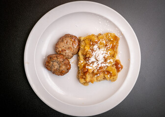 French toast casserole with sausage