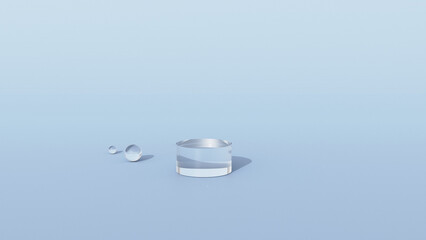 glass object background