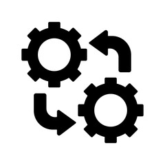 Settings shuffle vector icon easily modify

