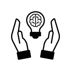 Creativity vector icon easily modify

