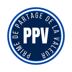 Symbole PPV prime de partage de la valeur