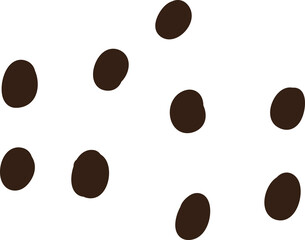 Organic Line Boho Shape Vector Illustration