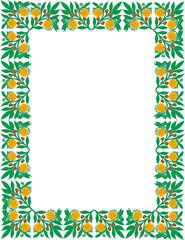 flower frame, png, transparent frame, cool frame