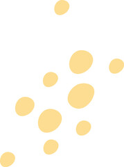 Abstract hand drawn colorful spot flat icon