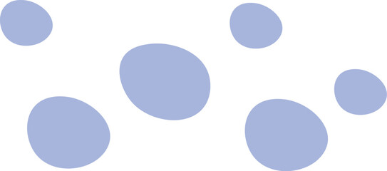 Abstract hand drawn colorful spot flat icon
