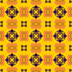 seamless pattern with flowers