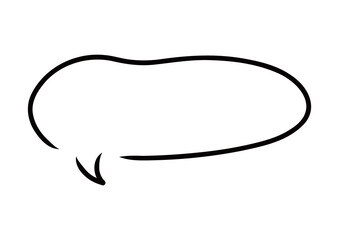 ペンの手描き吹き出し