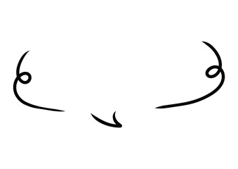 Obraz premium ペンの手描き吹き出し