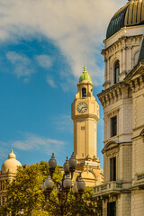 Elegant old style buildings, buenos aires