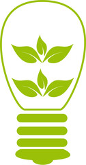 Lamp Ecology Flat Icon