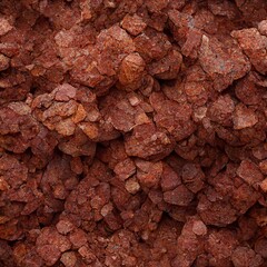 bauxite rock texture - shapes - seamless, tileable - 6K