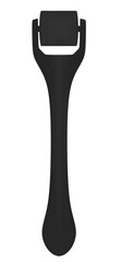 Black derma skin roller. vector