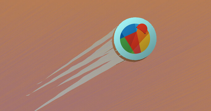 February 13 2023 Illustration of the crypto asset token RDD coin take off, unstick, skyrocketing in a bull run. Rise of ReddCoin 