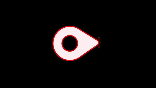 map pointer 4k 60 fps pattern 10 sec horizontal video