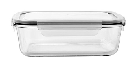 Glass food container