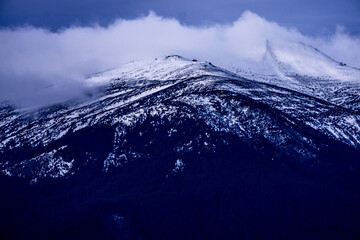 Sunrise over Chornohora ridge