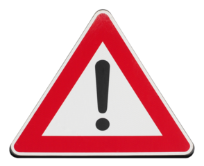 danger traffic sign transparent PNG