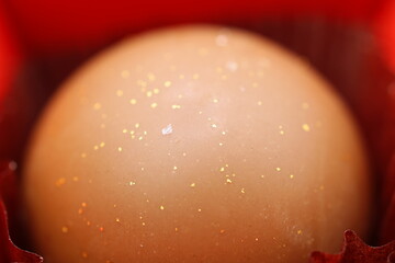 美味しそうなチョコレートのクローズアップ