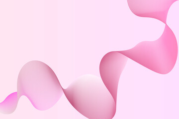 pink ribbon on white background. abstract background with lines. abstract background for the site. pink background