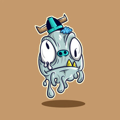 Vikings Monster Cartoon Melting