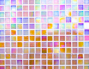 rainbow ceramic tile background  banner background design template