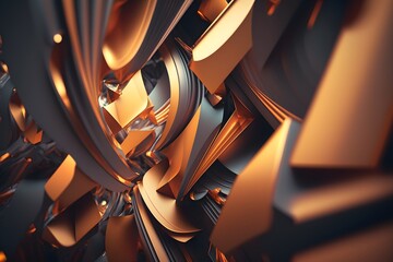 abstract design created using AI Generative Technology