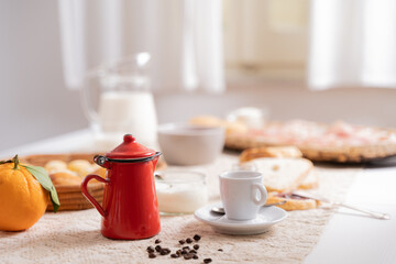 italian, Sardinian Breakfast.
Colazione Sarda e Italiana