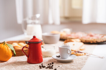 italian, Sardinian Breakfast.
Colazione Sarda e Italiana