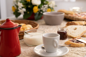 italian, Sardinian Breakfast.
Colazione Sarda e Italiana