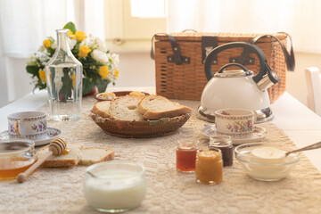 italian, Sardinian Breakfast.
Colazione Sarda e Italiana