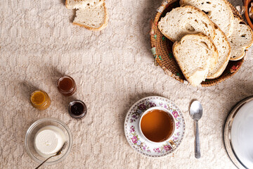 italian, Sardinian Breakfast.
Colazione Sarda e Italiana