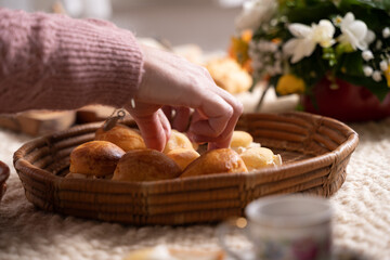 italian, Sardinian Breakfast.
Colazione Sarda e Italiana